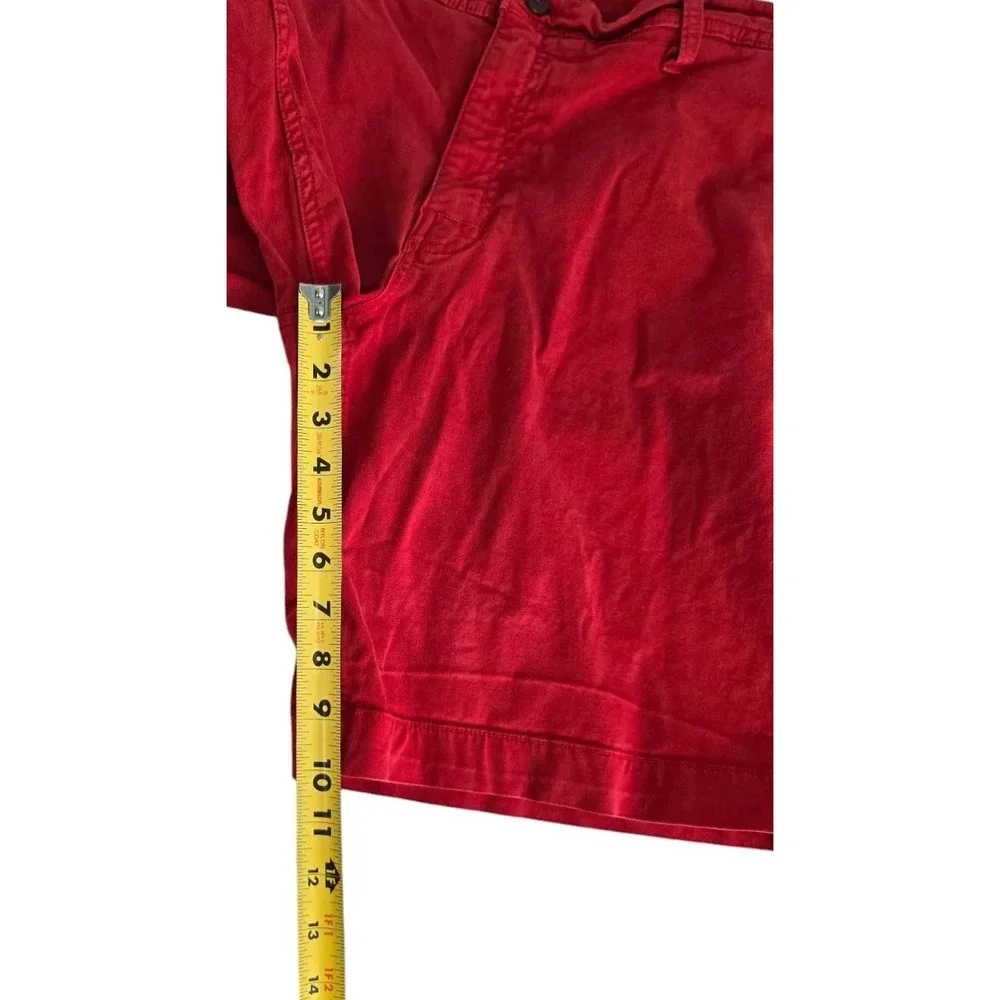 The North Face Mens Red Shorts Size 32 Preppy Pocket Outdoor‎